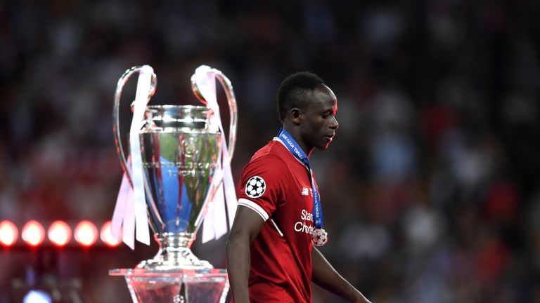  during the UEFA Champions League Final between Real Madrid and Liverpool at NSC Olimpiyskiy Stadium on May 26, 2018 in Kiev, Ukraine.