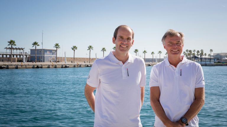 Richard Brisius and Salén, two of the new owners of the Volvo Ocean Race. (credit: Ainhoa Sanchez/Volvo Ocean Race)