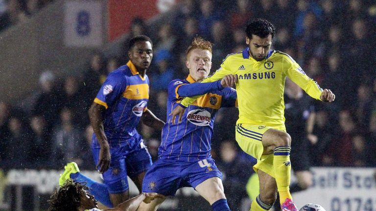 Mohamed Salah struggled in a League Cup tie against Shrewsbury