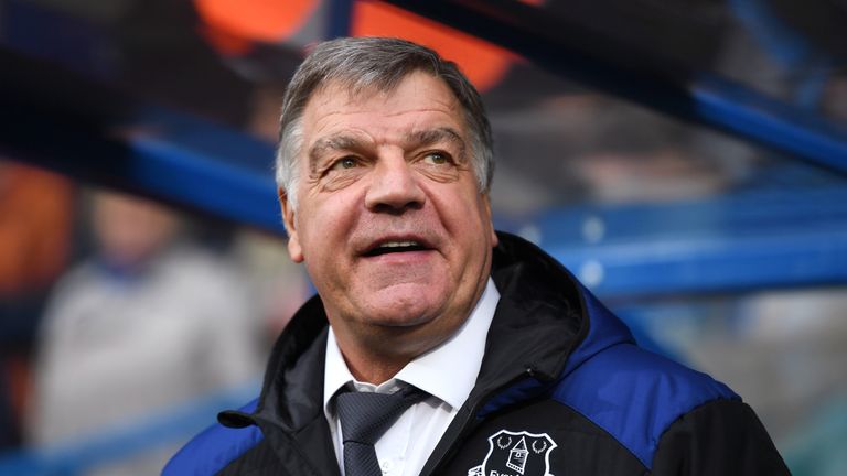 Sam Allardyce during the Premier League match between Huddersfield Town and Everton at John Smith's Stadium on April 28, 2018