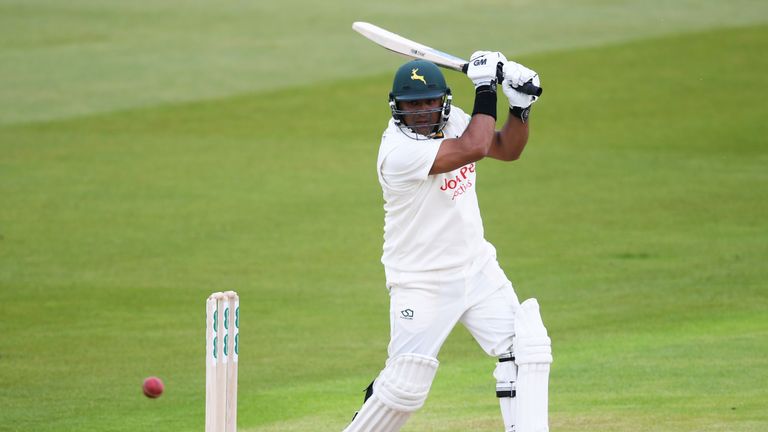 Samit Patel during the Specsavers County Championship Division One match between Nottinghamshire and Hampshire at Trent Bridge on May 4, 2018 in Nottingham, England.