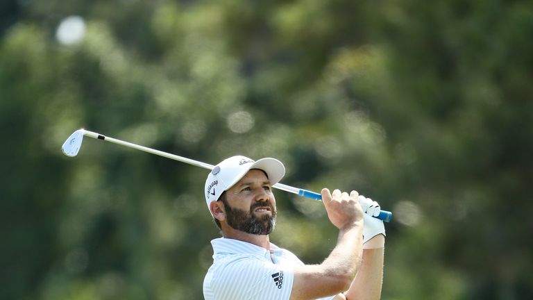 Sergio Garcia during the first round of The Players Championship