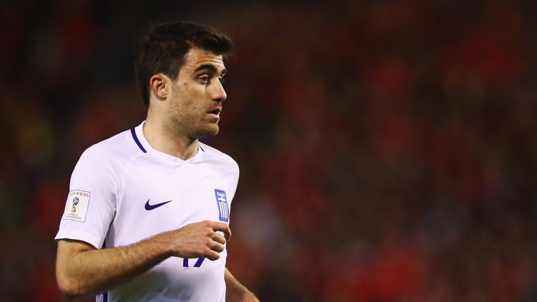 Sokratis helped Greece reach the World Cup last 16 for the first time