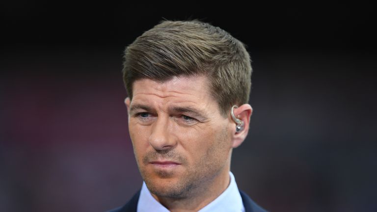 Steven Gerrard during the Emirates FA Cup Final between Arsenal and Chelsea at Wembley Stadium on May 27, 2017 in London, England.