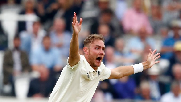 Stuart Broad is aiming to be fit in time for the Test series against India