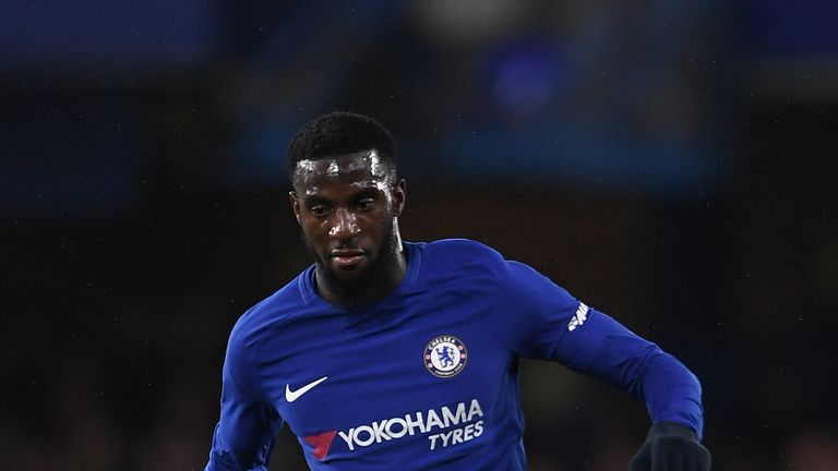 Tiemoue Bakayoko during The Emirates FA Cup Third Round Replay between Chelsea and Norwich City at Stamford Bridge 