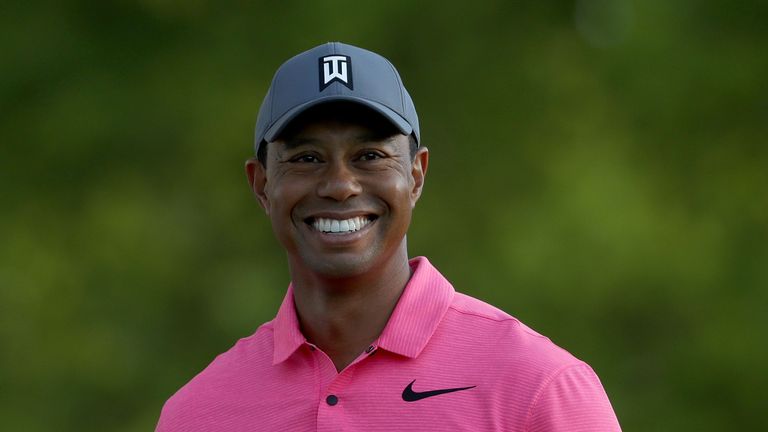 Tiger Woods during the Pro-Am for the Wells Fargo Championship at Quail Hollow Club on May 2, 2018 in Charlotte, North Carolina.