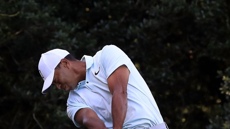 during the second round of the 2018 Wells Fargo Championship at Quail Hollow Club on May 4, 2018 in Charlotte, North Carolina.