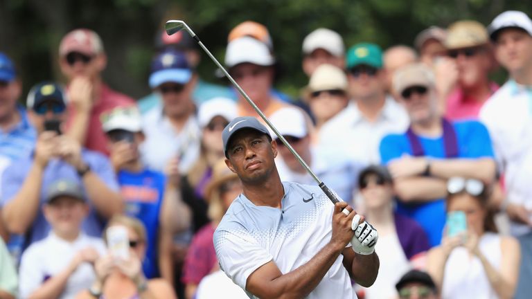 during the third round of THE PLAYERS Championship on the Stadium Course at TPC Sawgrass on May 12, 2018 in Ponte Vedra Beach, Florida.
