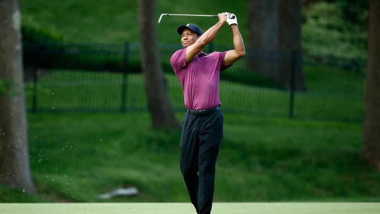 Woods shot 85 on his last appearance in Ohio