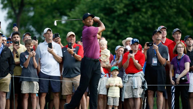 Tiger Woods is back at Muirfield Village for the first time in three years