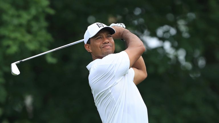 during the first round of The Memorial Tournament Presented by Nationwide at Muirfield Village Golf Club on May 31, 2018 in Dublin, Ohio.