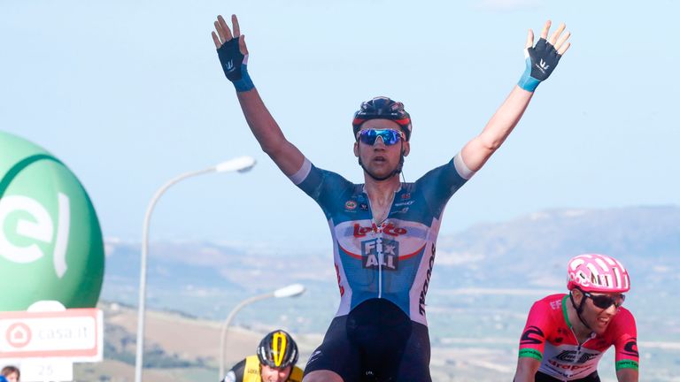 Tim Wellens took the honours during Tuesday's fourth stage of the Giro d'Italia