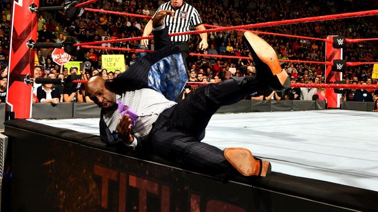 Titus O'Neil was on his back again on Raw this week