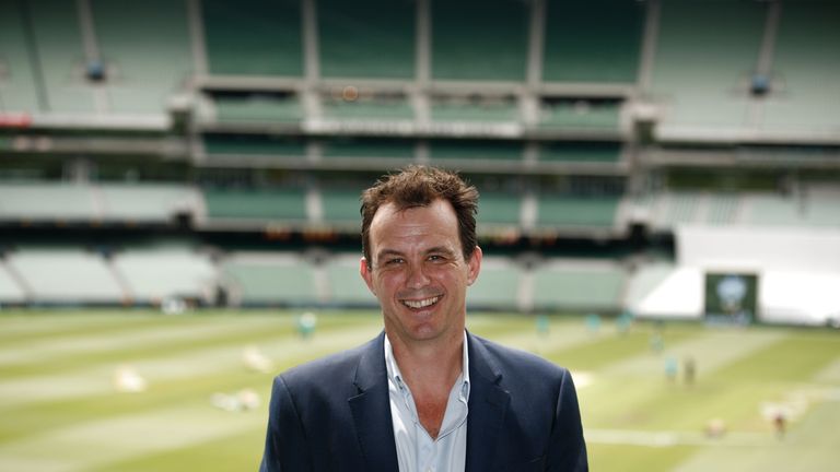 ECB chief executive Tom Harrison during an England nets session at the Melbourne Cricket Ground on December 23, 2017 in Melbourne, Australia.