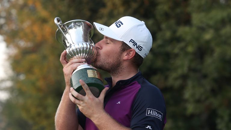 during Day Four of the Italian Open at Golf Club Milano - Parco Reale di Monza on October 15, 2017 in Monza, Italy.