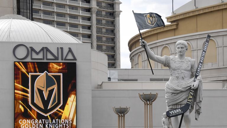 There is a close bond between the Golden Knights and the city of Las Vegas