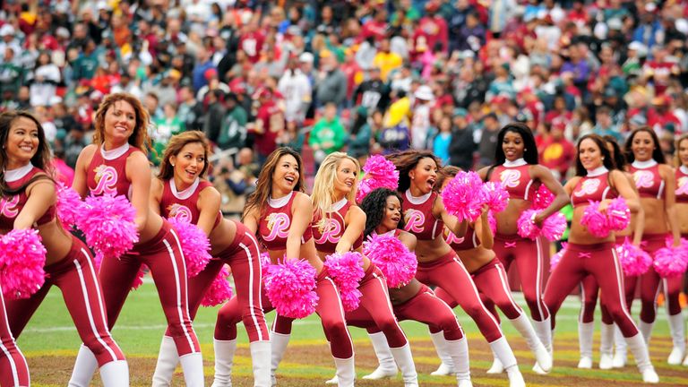 redskins cheerleaders