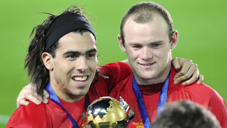 Wayne Rooney Carlos Tevez