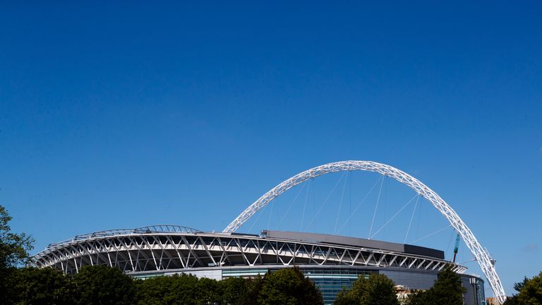 A general view of Wembley Stadium