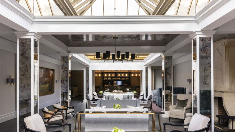 The club lounge at Wentworth Club