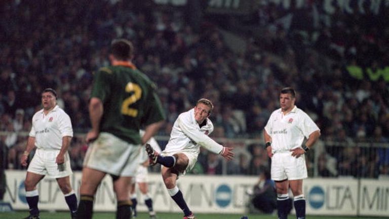 Jonny Wilkinson scored all of England's points in their win in South Africa in 2000