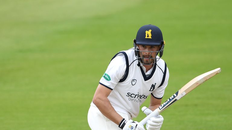 during day two of Specsavers County Championship Division Two between Warwickshire and Derbyshire at Edgbaston on May 4, 2018 in Birmingham, England.