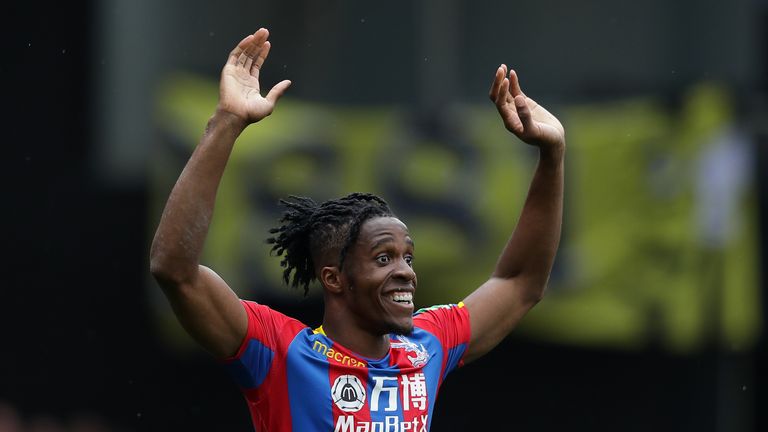 Wilfried Zaha has helped steer Crystal Palace to safety this season