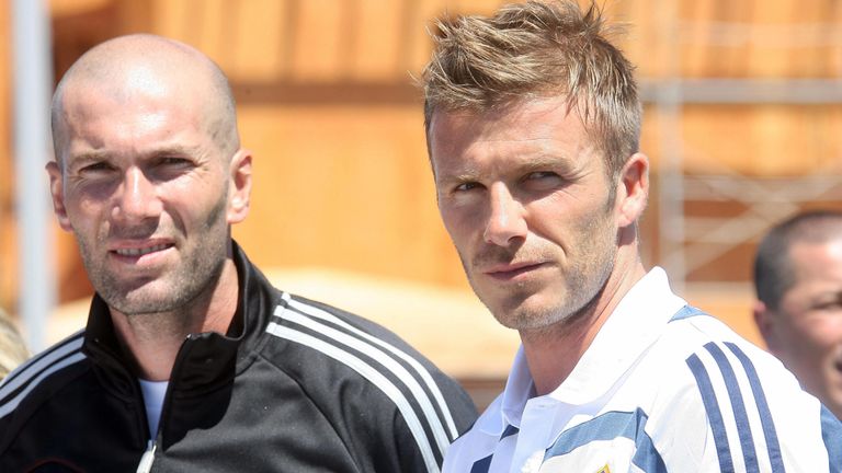Zidane and Beckham 
