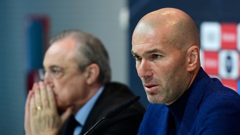 Zinedine Zidane announces he is leaving Real Madrid at press conference