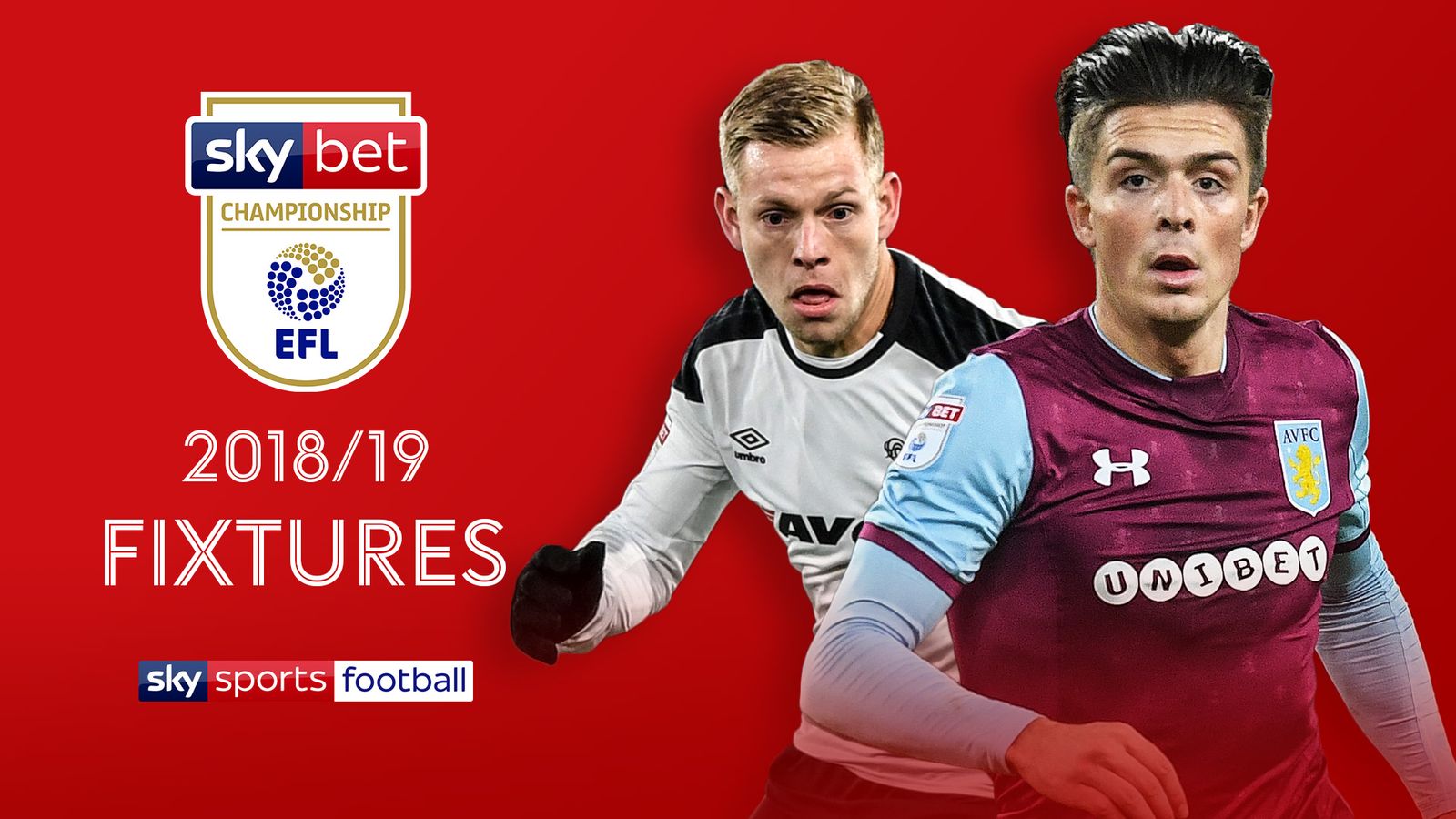 Sky Bet Championship fixtures 2018/19, Football News