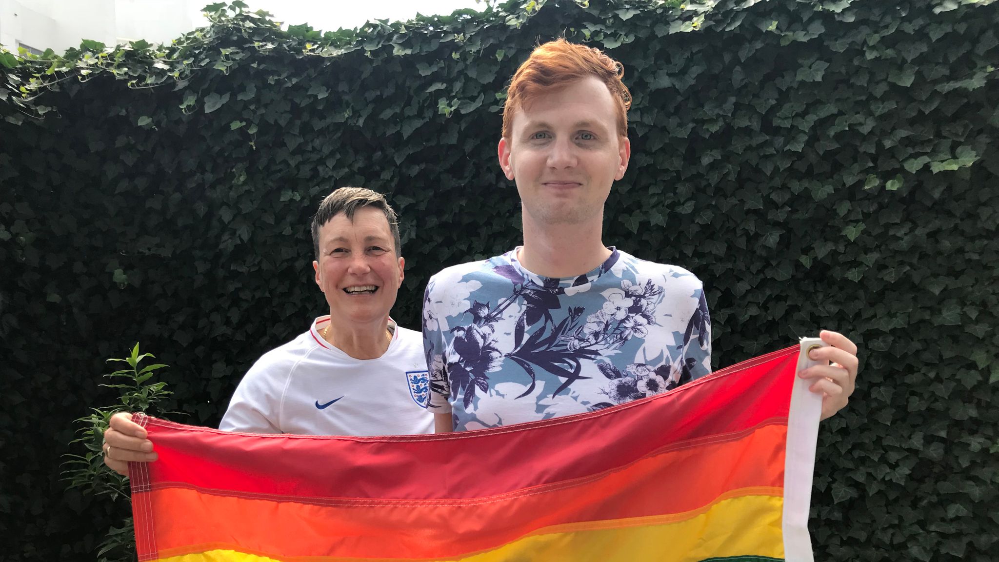 Fans heading to World Cup to support England and Russia's LGBT communi...