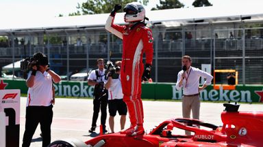 Vettel on pole for Canada