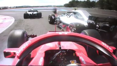 Vettel and Bottas collide at French GP