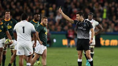 Mako Vunipola was sin-binned for the first time in his England career