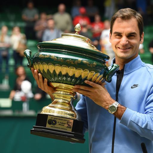 Federer's Halle dominance