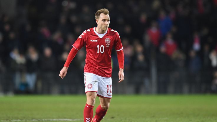 Christian Eriksen has scored 15 goals since Age Hareibe became Denmark manager in 2016