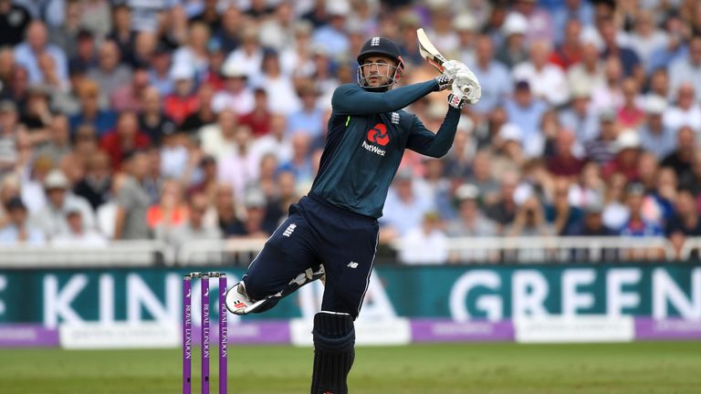 Alex Hales during the 3rd Royal London ODI match between England and Australia at Trent Bridge on June 19, 2018 in Nottingham, England