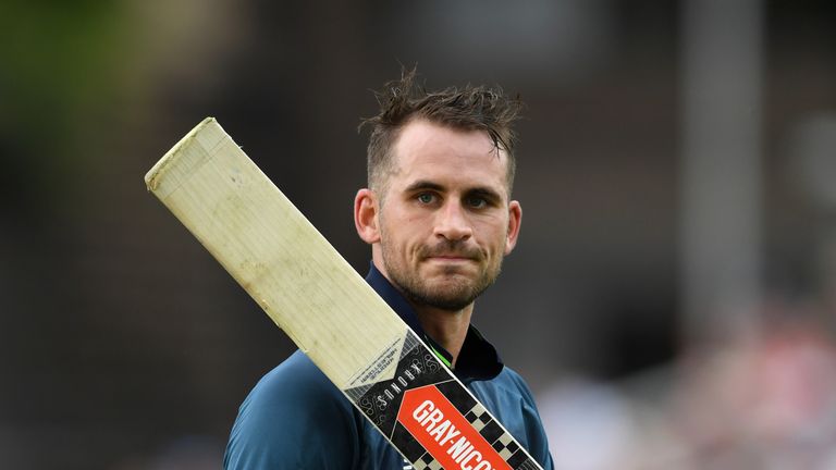 during the 3rd Royal London ODI match between England and Australia at Trent Bridge on June 19, 2018 in Nottingham, England.