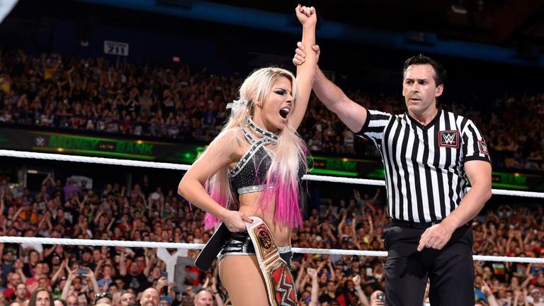 Alexa Bliss is about to begin her fifth WWE championship reign