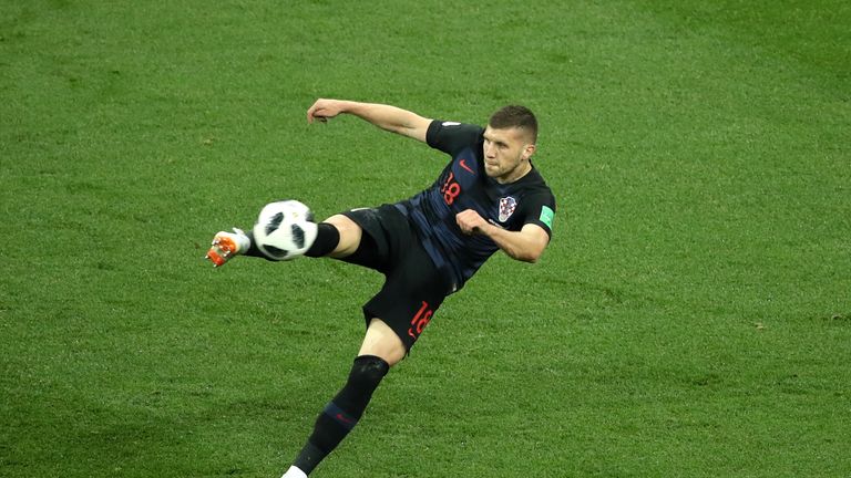 Ante Rebic scores for Croatia against Argentina