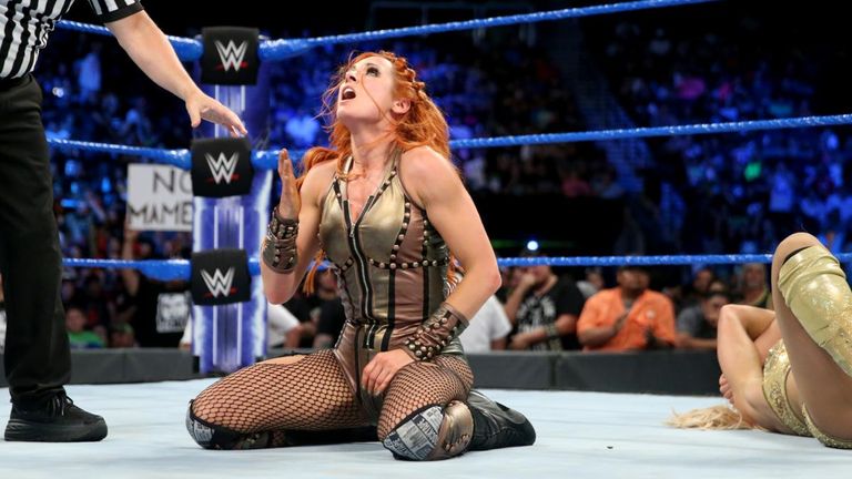 Becky Lynch secured an impressive tap-out victory over Charlotte Flair