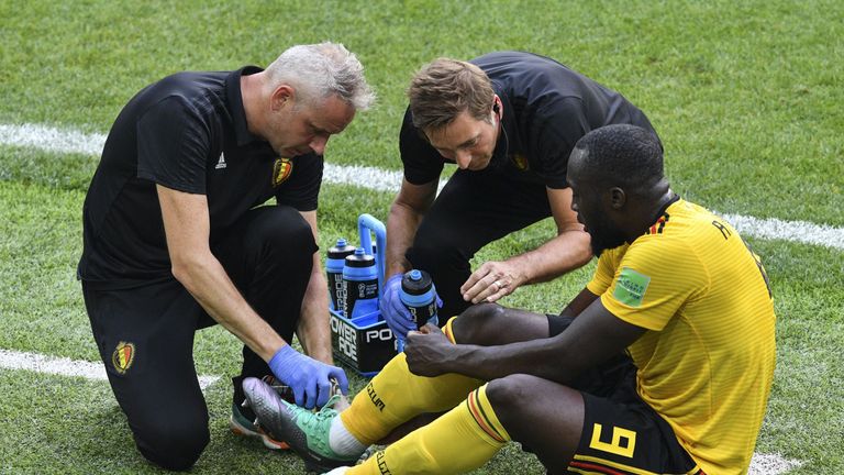 Romelu Lukaku has been ruled out of Belgium's game against England on Thursday