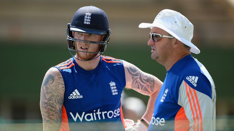 during a nets session at Mangaung Oval on February 2, 2016 in Bloemfontein, South Africa.