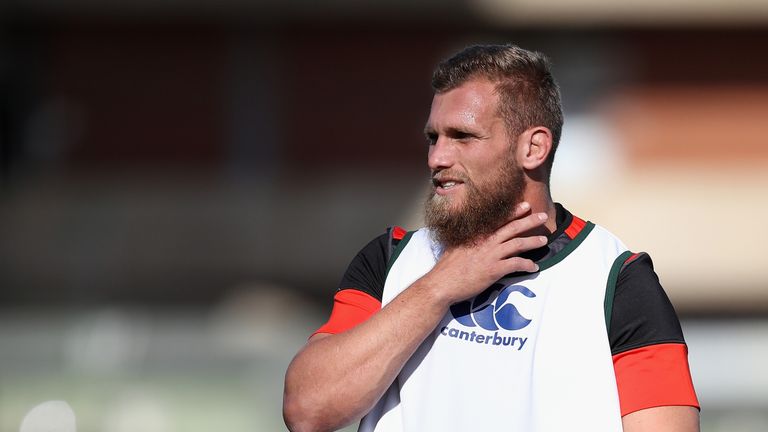 New Zealand-born Brad Shields has been training with England this week for the first time