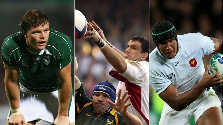 Brian O'driscoll, martin johnson, thierry dusautoir