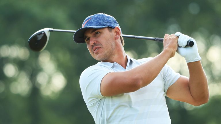 Defending champion Brooks Koepka has been paired with Ian Poulter