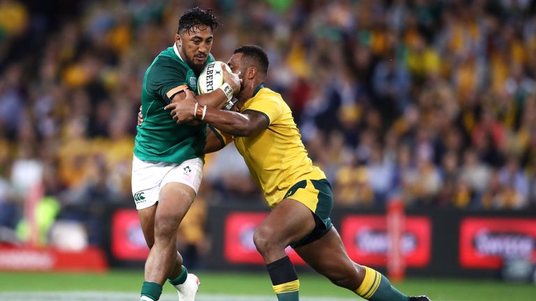 Bundee Aki starts for Ireland after sitting out the second Test