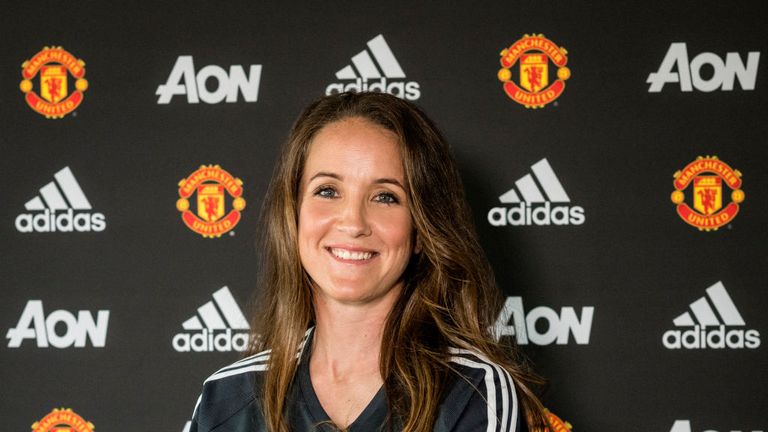 Casey Stoney is the new head coach of Manchester United Women