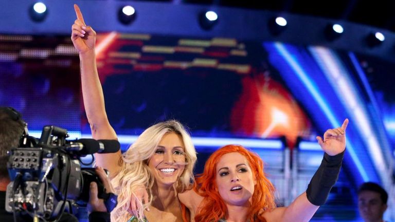 Charlotte Flair and Becky Lynch put their friendship to one side tonight